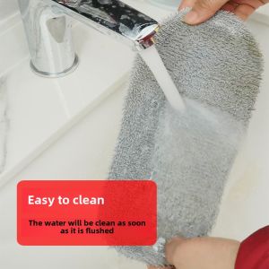 Quiet Detachable Washable Indoor Floor Cleaning Shoes for Kitchen Wooden Floor Dust Mopping Slippers Home Cleaning Tools