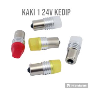 1 PASANG LAMPU SEN BEMPER MUNDUR KAKI 1 KEDIP KERAMIK 24VOLT NYALA TERANG BUS TRUK