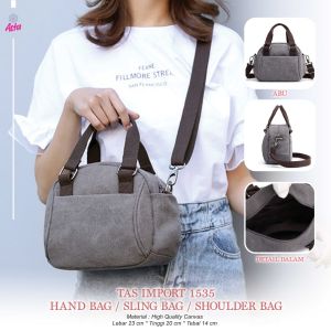 BISA COD Tas Keren Import Sling Bag / Shoulder Bag / Hand Bag High Quality Tas Import 1535 Koleksi Tas Kerenz