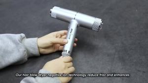 Professional Salon Hair Dryer Adjustable Temperature Compact Electric Hair Blower Colorful Design for Home Personal Use