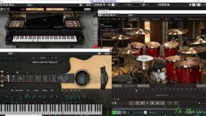 Cubase 12Pro หรือ Drummer/bass/Paino/Guitar Twelve เรียนทำเพลง พร้อม AmpliTube