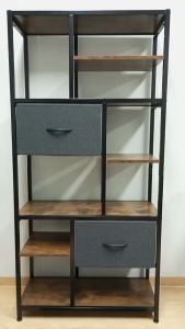 ชั้นวางหนังสือ ชั้นวางของ ชั้นเก็บของ ชั้นวางหนังสือพร้อมลิ้นชัก - MARINO