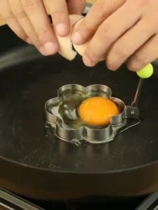 Cetakan Telur Karakter Telor Ceplok Mata Sapi Dadar Goreng Stainless Steel Pancake