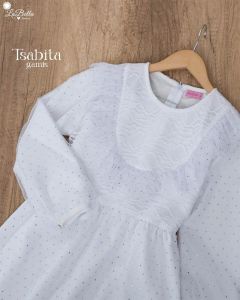 GAMIS PESTA DADA REMPEL 5-10 TAHUN EKSLUSIF TSABITA LABELLA UNGU PUTIH PINK