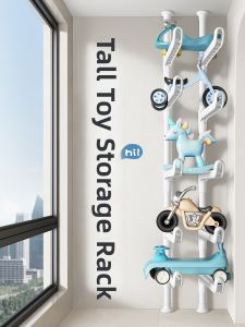 WEILAISHI | Multi-level Hanging Storage Rack for Bicycles Scooters Balls and Toys