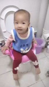 Bệ Lót Thu Nhỏ Bồn Cầu Có Tay Vịn Cho Bé Bệ Thu Nhỏ Bồn Cầu Hình Ếch Ngộ Nghĩnh Cho Bé Yêu Giao Màu Ngẫu Nhiên.