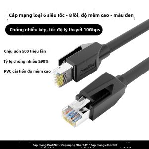 YONGDING | Dây Cáp Ethernet Công Nghiệp Đôi Khiên Bảo Vệ Độ Dẻo Cao Profinet EtherCat