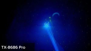 Đèn Laser Phòng Bay TX -8686 Pro Chiếu Hình 3D Với Hơn 1000 Hiệu ứng Bay Phòng Karaoke Vũ Trường
