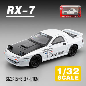 LEO 1:32 JDM Mazda RX-7 Diecast Model Car Alloy Cars Toys Collection Gift For Kids Boy Girl