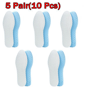 10Pcs Feet Running Sport Insoles Shock Absorption Mesh Breathable Soles Men Summer Cool Shoe Sole Memory Foam Shoe Pads