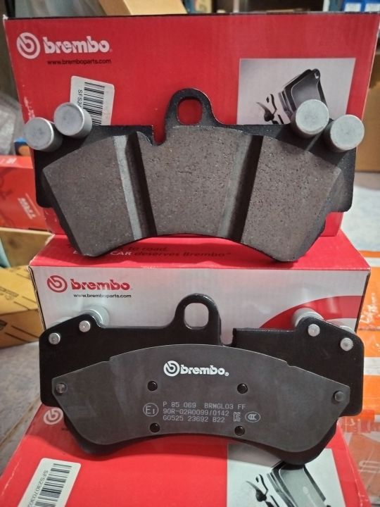 ผ้าเบรคหน้า brembo 17Z-18Z black เซรามิค แท้ตรงรุ่น ทนความสูง500- 600 ...