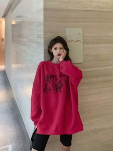QIANSHUIYIYUN | Thickened Velvet Womens Hoodie Fall Winter