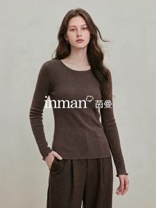 INMAN | Flattering Slim Long Sleeve Innerwear Wool Sweater