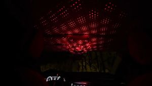 HAIRperone Universal Car LED Roof Projection Atmosphere Star Light Interior Decorative Lamp Adjustable Roof Ambient | USB车内激光灯