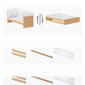 faroro | Bassinet Baby Bed Solid Wood Bed-side Crib