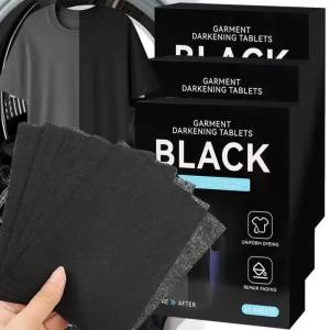 Clothes Blackening Dyeing Laundry Tablets Non-woven Black Color Enhanced Tablets Washing Machine Clothes Color Protection Sheets
