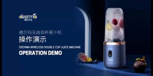 USB Rechargeable Mini Juicer Blender 400ml | 21000 RPM BPA-Free & Portable for Travel & Home