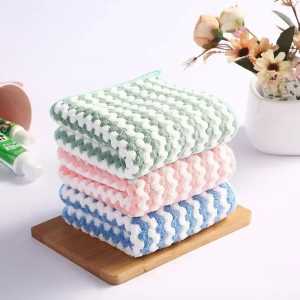 Kain Microfiber 25 x 25 cm Kain Lap Dapur Serbaguna Lembut Mobil