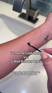uCoolMe Lash Bond and Seal with Fast Glue Remover Strong Hold 72H Lashes Extension Waterproof and Long Lasting DIY Makeup Tool