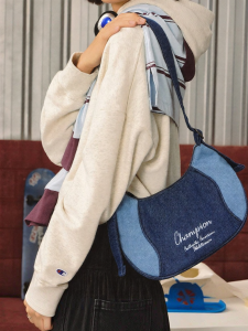 Champion | Retro Denim Puff Shoulder Bag