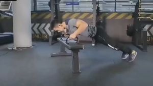 ทนทาน ชนิด H ตัวหนา กันลื่นลดแรง ตัววิดพื้น ที่ดันพื้น ใช้งานง่าย สามารถออกกำลังกายที่บ้านได้