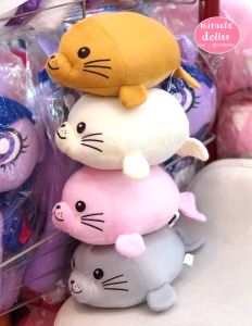ตุ๊กตาแมวน้ำอุ๋งๆขนนุ่มขนาด 25 เซนติเมตร