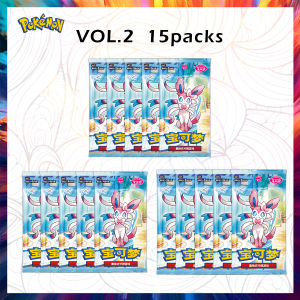 Original Pokemon Cards - Gem Pack Vol.2 Chinese TCG Eevee Album Scarlet & Violet Trading PTCG Bag Box Card Toy Gifts