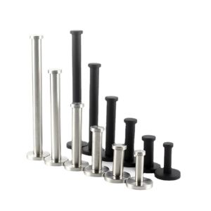 JIYAN2866 1Pcs with Screws Single Clothes Hook Stainless Steel Cylindrical Hat Towel Rack Durable Bathroom Hardware Accessories Wall Punching Hook