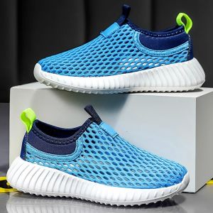 Boys Summer Sport Shoes Anti-Slip Soft Bottom Mesh Breathable Mid-Toddler And Big Boys Shoes Comfortable All-Season Footwear