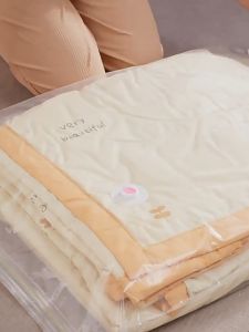 ถุงเก็บบีบอัดสุญญากาศ เสื้อผ้าที่ใช้ในครัวเรือนผ้านวมลงเสื้อ กันน้ำและกันความชื้น ถุงบีบอัด