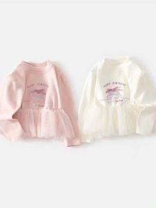 Áo Dài Tay Phong Cách Công Chúa Áo Hoodie Mùa Xuân Thu 女童套头卫衣 时尚宝宝春秋外套