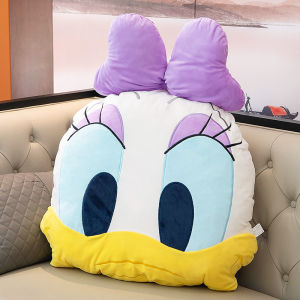 Big Size Daisy Donald Duck Back Cushion Lovely Comfortable Stuffed Anime Cuddly Pillow Cushion Sofa Bedroom Home Decor Washable