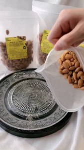 Extra Large Bag Roasted Almonds Instant Dried Fruit Organic Oil-Free Salt-Free Newly Roasted Healthy Low-Carb High-Fiber Protein-Rich Diet Nut Snacks