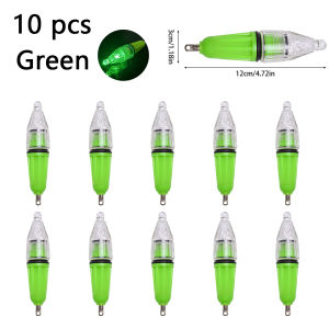 10 pcs LED underwater fishing lights sea fishing Lure night lighting equipment waterproof and high-pressure fish lure lights