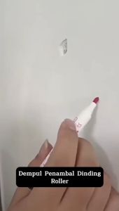 Dempul Penambal Dinding Rolling Brush Wall Paint Pasta Pelapis Tembok Kusam Berlubang Retak Coretan Kotor Anti Air / Wall Repair Cream Waterproof Mudah Digunakan / Cocok Untuk Permukaan Dinding Seperti Beton Plester Kapur Pasangan Bata - GP Mall