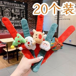 Christmas Themed Slap Bracelets for Kids Holiday Activity Rewards Gift for Kindergarten Students And Children