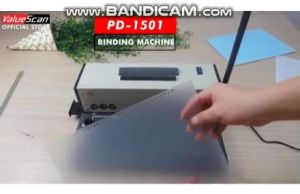 Valuescan PD-1501 A4 Manual Hole Punching & Electric Spiral Coil Binding Machine (Punch- 15 sheets)