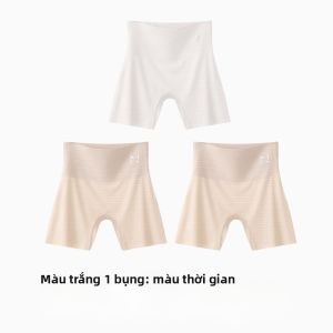MiiOW | Quần an toàn nâng hông không đường may Quần lót cưới không đường may Cạp cao Chất liệu cotton 100% Quần đùi ngắn mùa hè