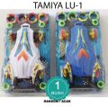 MAINAN ANAK MOBIL TAMIYA TAMIA MINI 4WD BONUS 4 BAN RODA BUSA LU1
MAINAN MOBIL BALAP. 