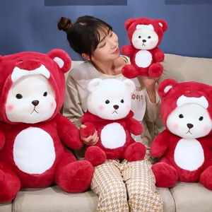 Teddy Bear Toy Kids Birthday Gift Plush Toy Doll Lotso Bear Doll Panda Plushie Soft Toy Bear Stitch Doll Bear Pillow