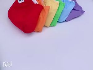 FS POPOK Kain Bayi Kancing Warna Polos Cloth Clodi Diaper Dapat Dicuci Reusable