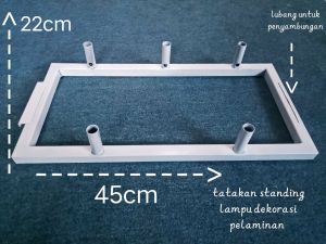 tatakan standing lampu dekorasi pelaminan (BISA DI SAMBUNG)