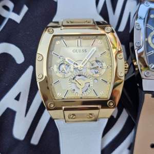 JAM TANGAN PRIA GUESS PHOENIX GW0202G3 / GW0202G6 CHRONO DAY DATE RUBBER STRAP ORIGINAL