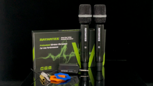 RAYHAYES RG-SD1X Professional Wireless Microphone Rechargeable UHF Dynamic Microphones for Karaoke