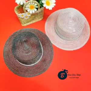 Mũ Lưới Nhũ Đai Nhựa Giả Đá