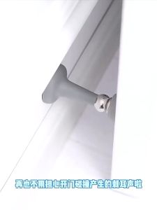Magnetic Door Stopper Silica Gel Floor Mount Door Stopper Punch-free Self-Adhesive Floor Wall Mount Door  Stopper