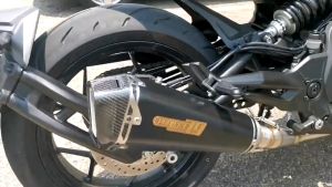 Exhaust SRK250 Slip On Piping Stainless Steel Project79 Muffler Project 79 QPM23SV/BK/CB Ekzos QJMotor QJ MOTOR SRK 250 Motor Accessories