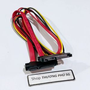 Cáp nối dài Sata (Gồm nguồn và cáp Sata / Cáp dài 50Cm (1 đầu đực ra 1 đầu cái)