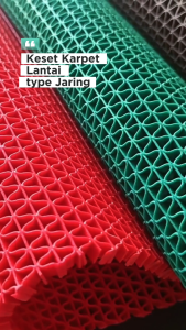 S-Type Roll tebal 6mm Keset lantai kamar mandi uk 120x150 bentuk jaring COD