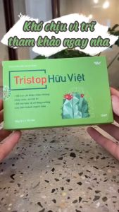 Viên uống Tristop Hữu Việt - Hỗ trợ người bệnh trĩ tăng sức bền thành mạch HungViet Pharma hộp 30 viên